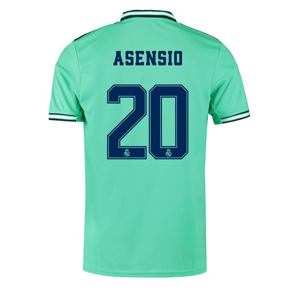 Camiseta Real Madrid NO.20 Asensio 3ª 2019/20 Verde